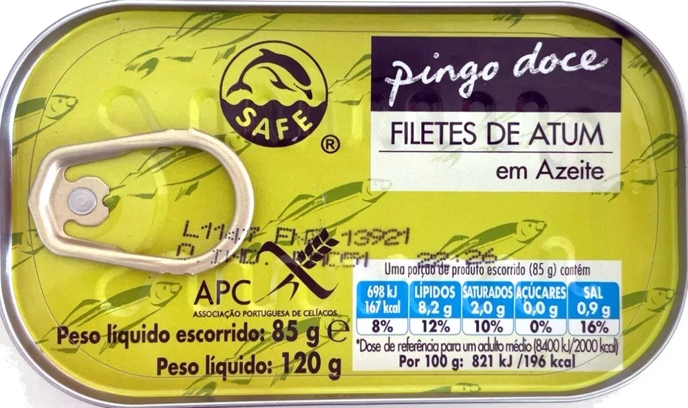 Filetes de Atum em Azeite
