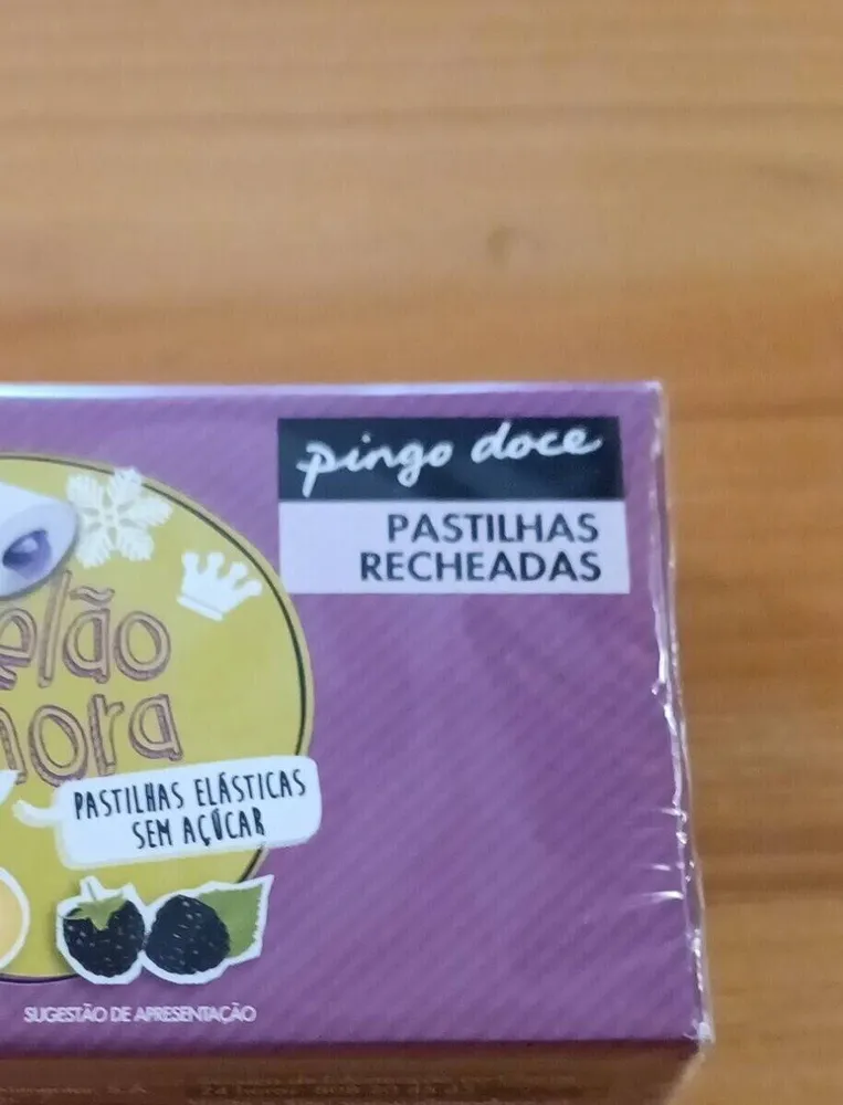 Pastilhas Recheadas melão e amora