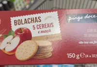 Bolachas 5 Cereais e maçã