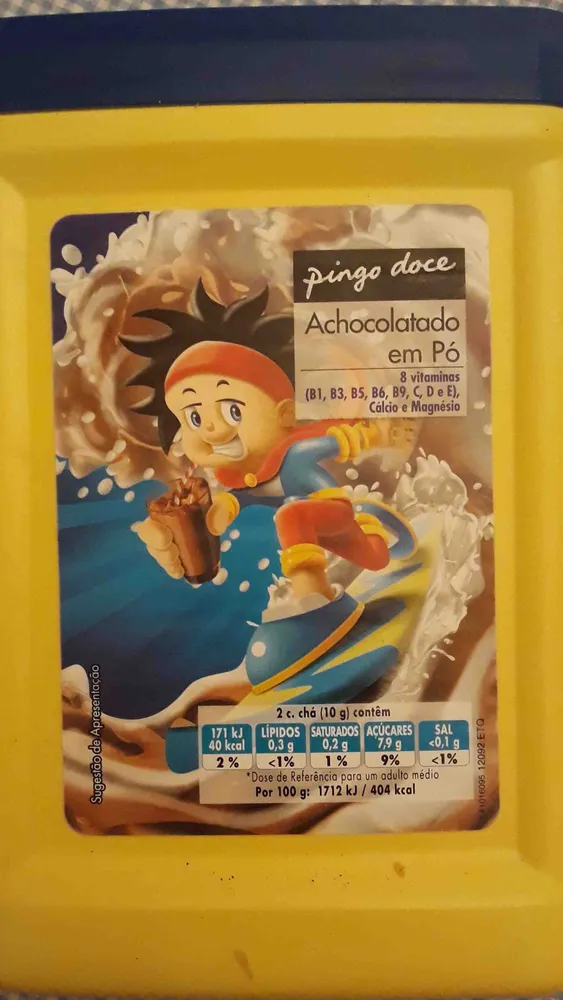 Achocolatado em Pó