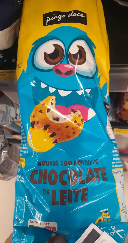 Bolitos com Pepitas de Chocolate de Leite