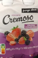 Iogurte Líquido Cremoso Frutos Vermelhos
