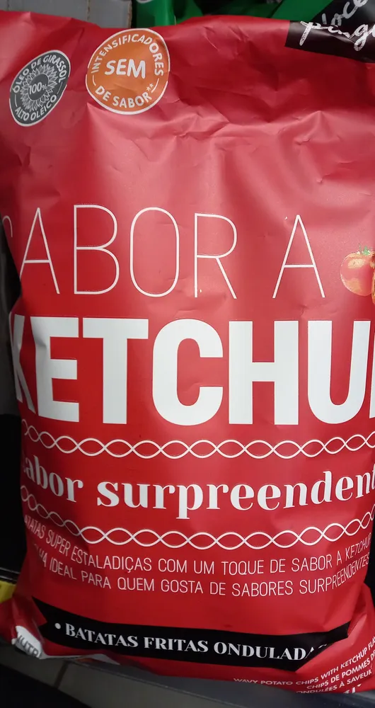 Batatas Fritas Sabor a Ketchup