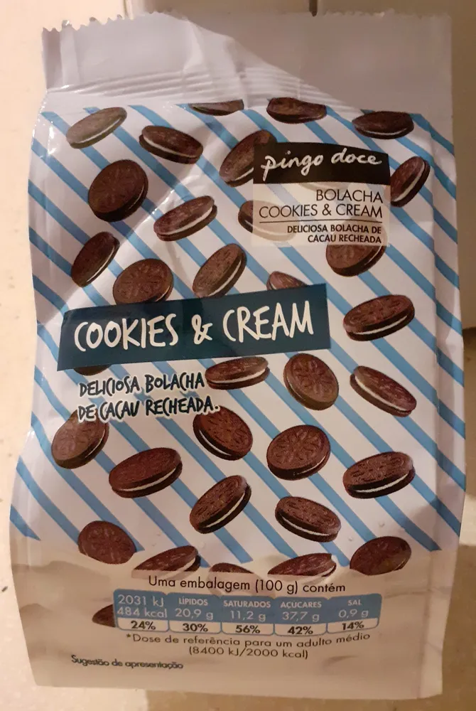 Bolacha Cookies & Cream
