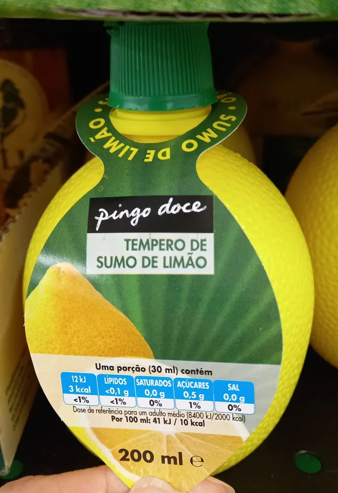Tempero de Sumo de Limão