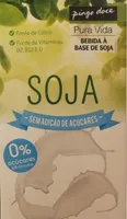 Bebida à Base de Soja, Soja, sem Adição de Açúcares