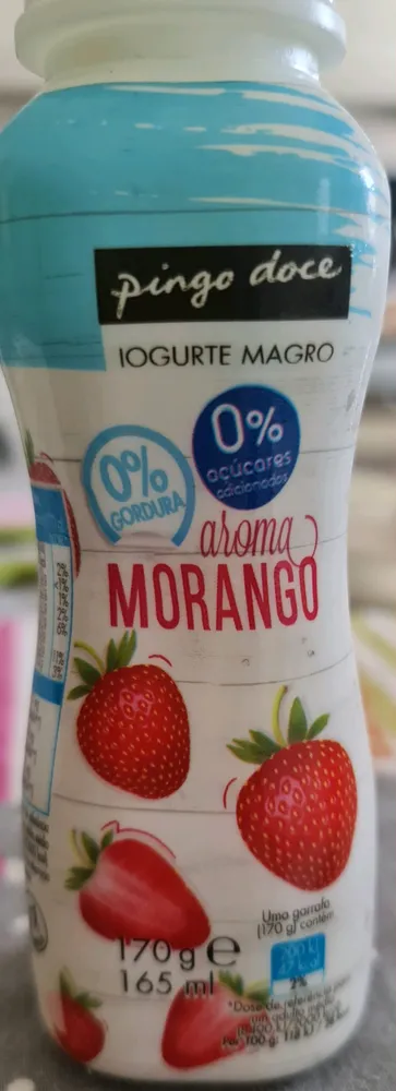 Iogurte Magro Aroma Morango