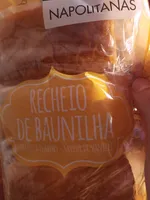 Napolitanas Recheio de Baunilha