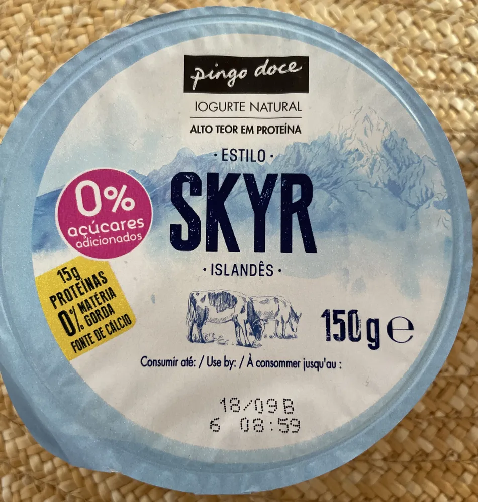 Iogurte Natural Estilo Skyr Islandês