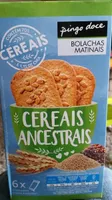 Bolachas matinais cereais ancestrais