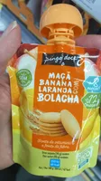 Maçã Banana Laranja Bolacha com