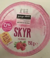 Iogurte Morango e Framboesa Estilo Skyr Islandês