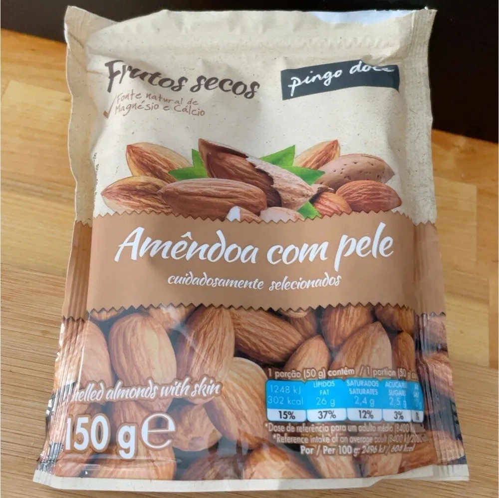 Amêndoa com pele