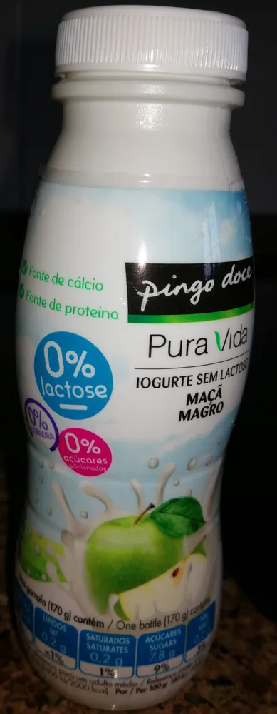Iogurte sem Lactose Maçã Magro
