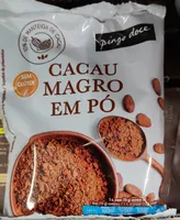 Cacau magro em pó