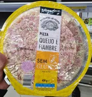 Pizza Queijo e Fiambre Sem Glúten