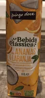sumo de ananas, laranja e coco