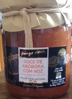 Doce de abóbora com noz