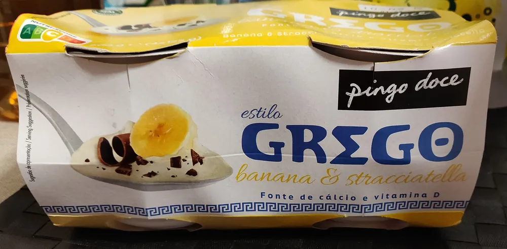 estilo Grego banana e stracciatella
