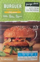 Burger Chicken style 0% carne