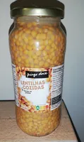 lentilhas cozidas
