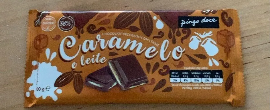 Tablete Choc Recheado Caramelo Pd 96g