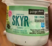 Iogurte Estilo Skyr Islandês Kiwi e Spirulina