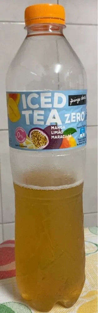 Iced tea zero manga limão maracujá