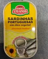 Sardinhas em óleo vegetal