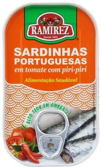 Sardinhas portuguesas em tomate picante