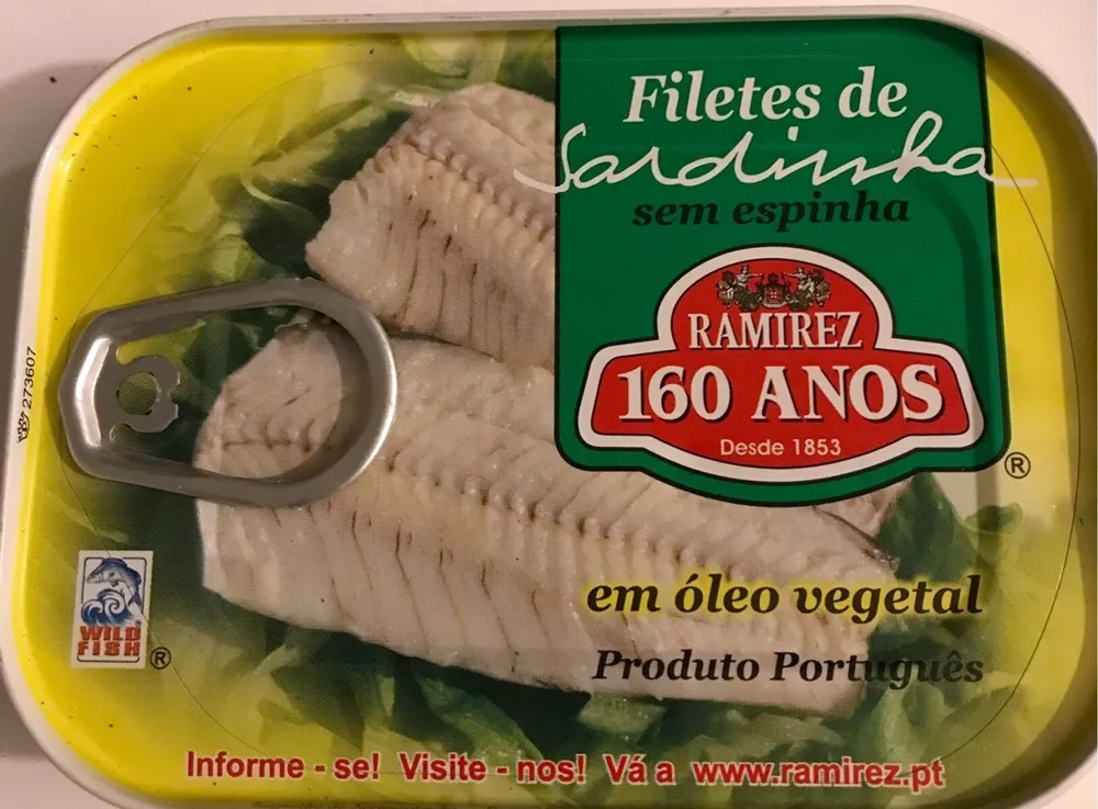 Filetes de Sardinha sem espinha