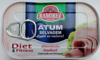 Atum selvagem posta ao natural