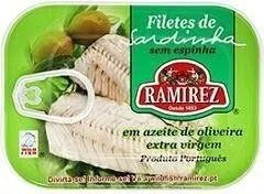 Filetes de sardinha sem espinha em azeite virgem extra