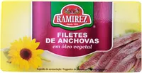 Filetes de Anchovas em óleo vegetal