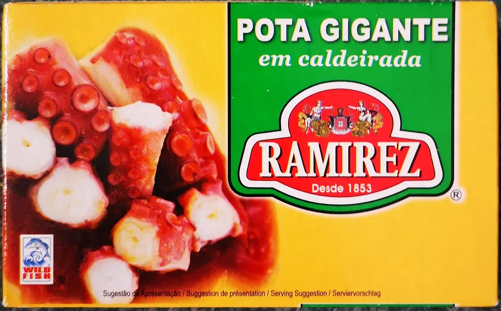 Pota Gigante em caldeirada