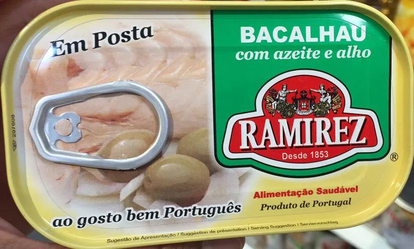 Bacalhau em azeite e alho