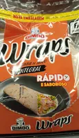 Wraps de trigo integrais Rolls bimbo