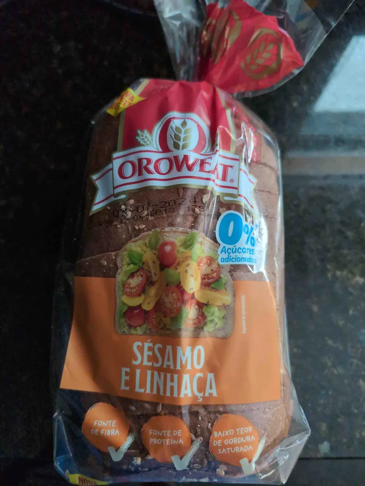 Pão de forma Sésamo e Linhaça