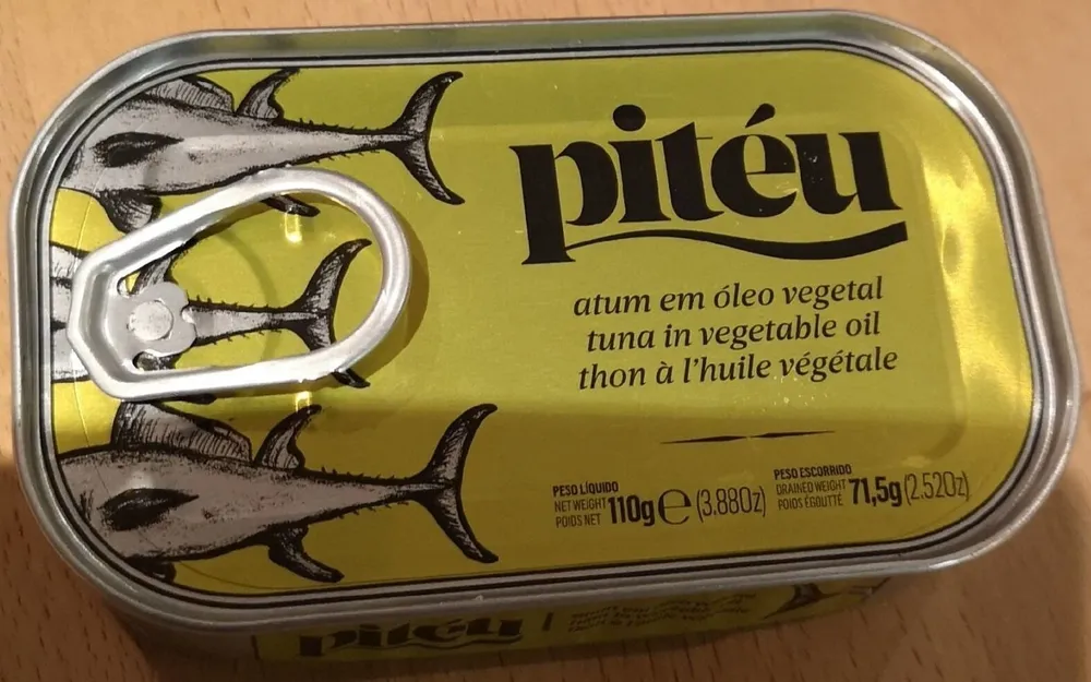 atum em óleo vegetal