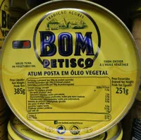 atum em posta em óleo vegetal