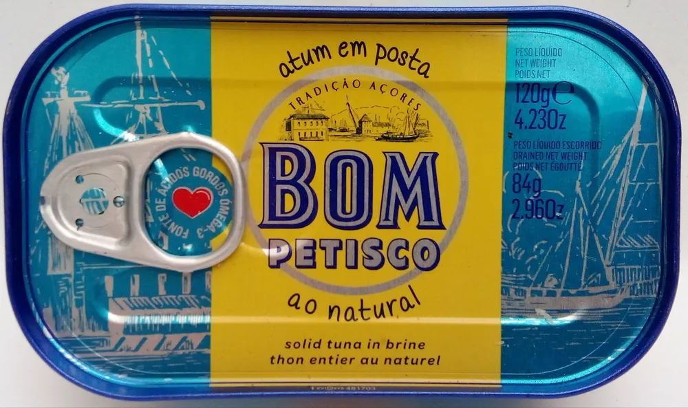 Atum em posta ao natural