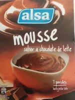 Alsa mousse chocolate de leite