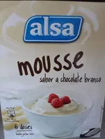 Mousse Chocolate Branco Alsa