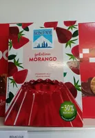 gelatina branca de neve morango 1