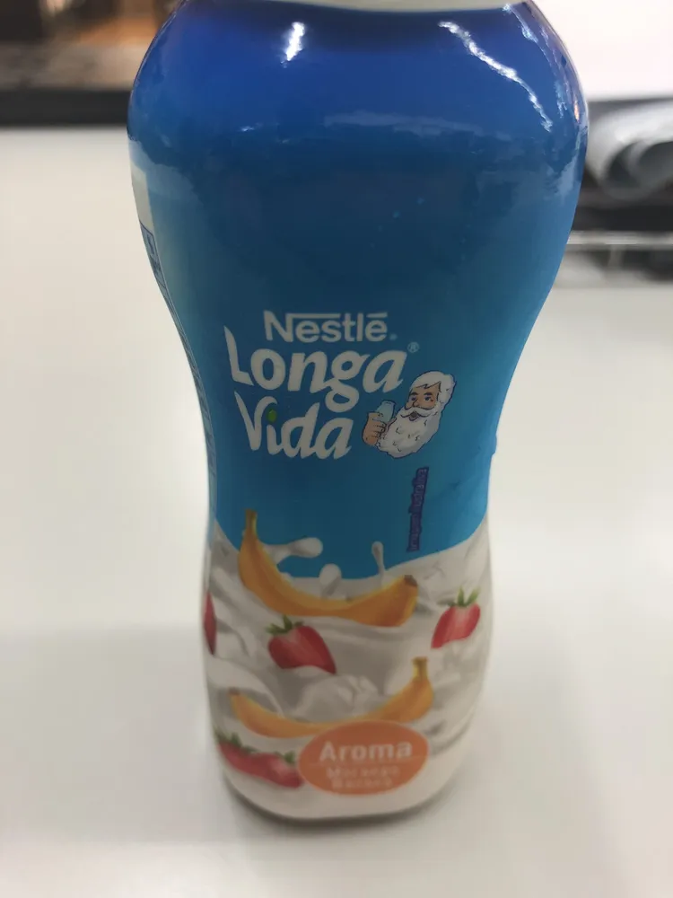 Longa vida morango banana