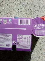 gelatina de iogurte