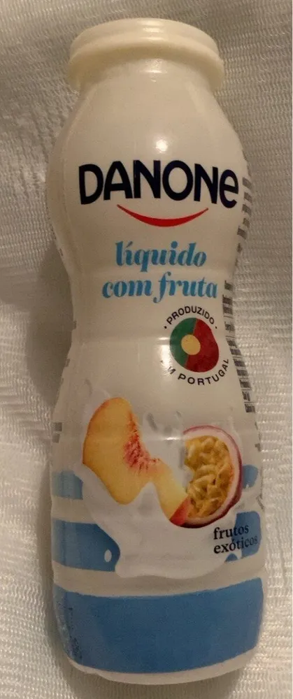 Líquido com fruta