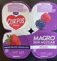 Magro Sem Açúcar Adicionado¹ Sabor Frutos Vermelhos