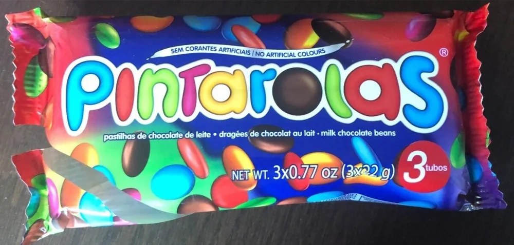pastilhas de chocolate de leite