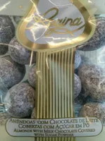 Amendoas com chocolate